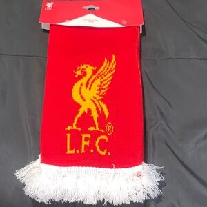 Liverpool Red and Yellow Crest Scarf - Official Club Design